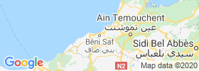 Beni Saf map